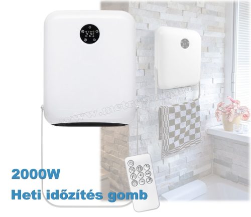 Fürdőszobai fali fűtőtest hősugárzó törölközőszárítóval FKF26201