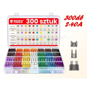 Autós késes biztosíték készlet 300 db-os FUSE300