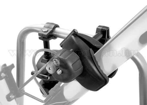 Autós kerékpártartó, kerékpárszállító vonóhorogra, Dönthető Amos GIRO-4 7PIN