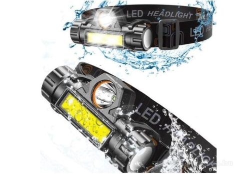 Akkumulátoros COB LED fejlámpa GZ15824