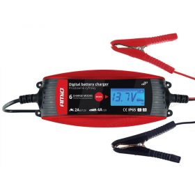   Intelligens automata akkumulátor töltő, csepptöltő  6/12 Volt 4 Amper HB-ZN04 