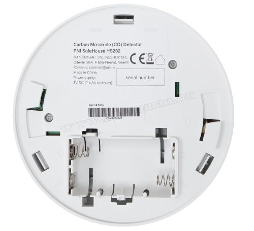 Szénmonoxid jelző és riasztó készülék SafeHouse HS282