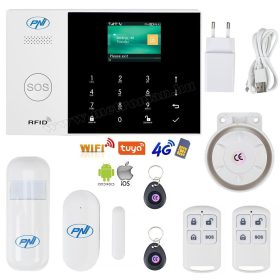   Vezeték nélküli WIFI/4G GSM okos riasztó rendszer Safe House HS600-4G/WIFI TuyaSmart