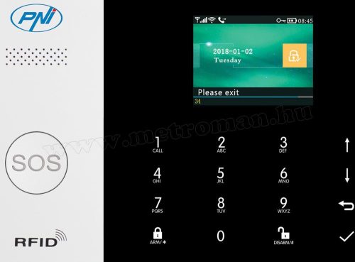 Vezeték nélküli WIFI/4G GSM okos riasztó rendszer Safe House HS600-4G/WIFI TuyaSmart