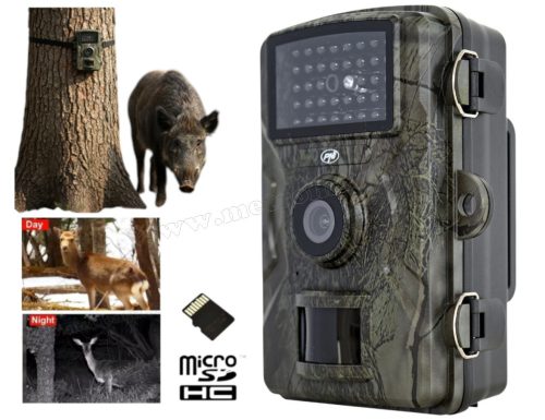 Mozgásérzékelős vadkamera SD kártyás videó felvevővel PNI Hunting 170C-4K