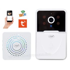   Wifi IP Android, iOS Okos vezeték nélküli Video kaputelefon SafeHome IDB10-WIFI TUYA SMART