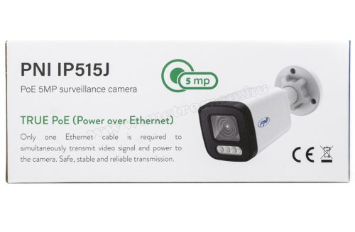 IP biztonsági kültéri megfigyelő kamera 5 Mpixel PNI IP515J-POE