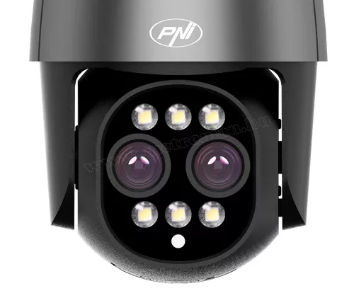 Kültéri WIFI megfigyelőkamera 10x optikai Zoommal PTZ vezérléssel PNI IP574-DualCam CamHi PRO