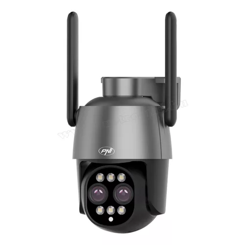 Kültéri WIFI megfigyelőkamera 10x optikai Zoommal PTZ vezérléssel PNI IP574-DualCam CamHi PRO