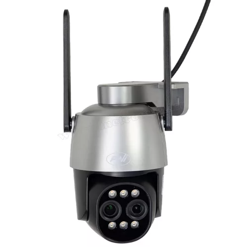 Kültéri WIFI megfigyelőkamera 10x optikai Zoommal PTZ vezérléssel PNI IP574-DualCam CamHi PRO