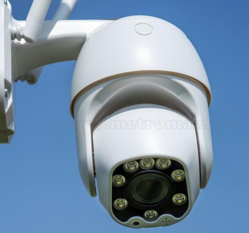 Napelemes 4G IP kamera, mobilnetes SIM kártyás kültéri biztonsági ZOOM kamera IP60L-4G-PTZ-SOLAR