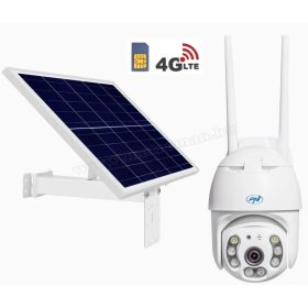   Napelemes 4G IP kamera, mobilnetes SIM kártyás kültéri biztonsági  kamera 