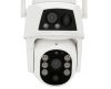 Vezeték nélküli Napelemes Wifi kamera, Android iPhone Wifi kültéri megfigyelő kamera PNI IP794-4MP DUAL-CAM CamHipro