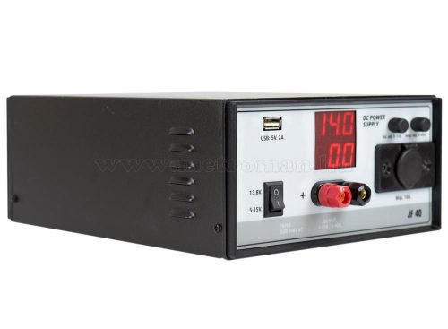 Univerzális szabályozható Szerviz és Labor tápegység 5-15 Volt 40 Amper Jetfon JF-40 
