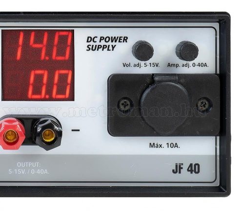 Univerzális szabályozható Szerviz és Labor tápegység 5-15 Volt 40 Amper Jetfon JF-40 
