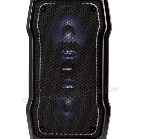 AIWA KBTUS-400 Hordozható Bluetooth Party Karaoke hangfal, Karaoke szett vezeték nélküli mikrofonnal