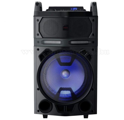 AIWA KBTUS-700 Hordozható Bluetooth Party Karaoke hangfal, Karaoke szett vezeték nélküli mikrofonnal
