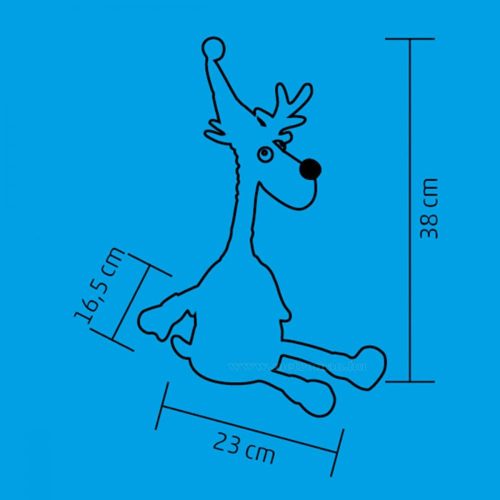 Éneklő karácsonyi rénszarvas KDD38