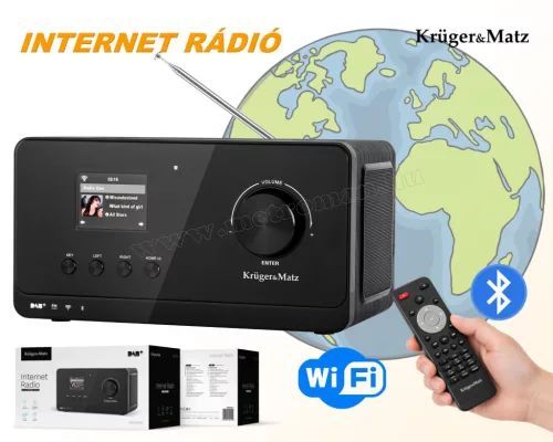 Wifi internet rádió készülék KM0816.1