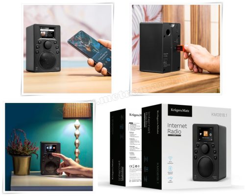 Internetes világ rádió Bluetooth multimédia lejátszó KM08181