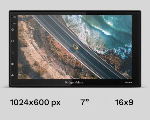 Apple CarPlay és Android Auto 2DIN Multimédia fejegység KM2010-1BT