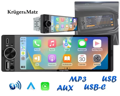 USB MP3 Bluetooth autórádió Multimédia fejegység KM2016