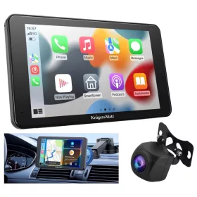   Android Auto és Apple CarPlay autós multimédia kijelző tolatókamerával Krüger&Matz KM2020 7"