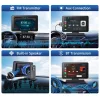 Android Auto és Apple CarPlay autós multimédia kijelző tolatókamerával Krüger&Matz KM2020 7"