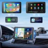 Android Auto és Apple CarPlay autós multimédia kijelző tolatókamerával Krüger&Matz KM2020 7"