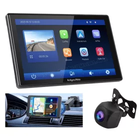   Univerzális 9" autós CarPlay Android Auto multimédia monitor tolatókamerával Krüger&Matz KM2022