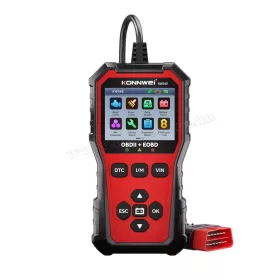   Konnwei KW340 OBD2 hibakód olvasó és törlő autódiagnosztikai műszer, 2,8” színes kijelzővel