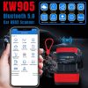 ELM327 OBD2 autós hibakód olvasó törlő műszer Konnwei KW906 Bluetooth 5.0
