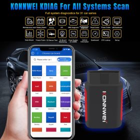   ELM327 OBD2 autós hibakód olvasó törlő műszer Konnwei KDIAG Bluetooth 5.0