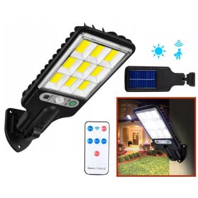   Napelemes udvari kerti LED lámpa mozgásérzékelővel KXK01060