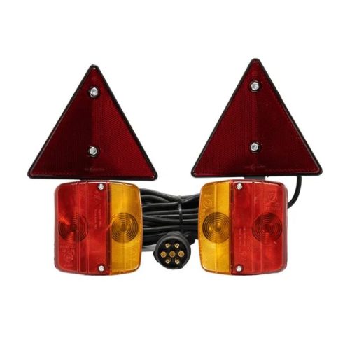 Utánfutó Pótkocsi hátsó világítás Komplett lámpa készlet MA304