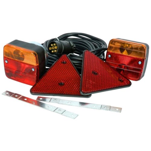 Utánfutó Pótkocsi hátsó világítás Komplett lámpa készlet MA304