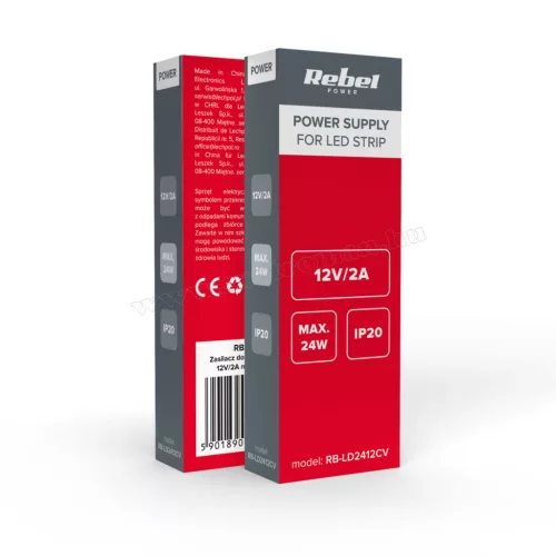  Led tápegység 12V/2A 24W IP20 Rebel LD2412CV 