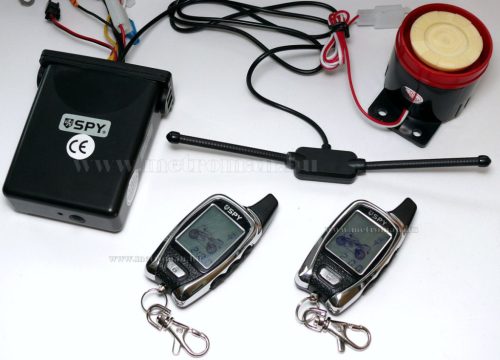 Kétirányú pageres motorkerékpár riasztó, Spy  009