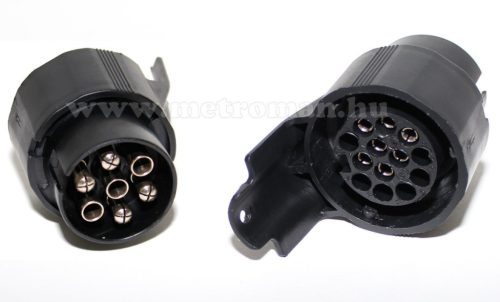 Utánfutó elektromos átalakító csatlakozó 7/13 pólusú
