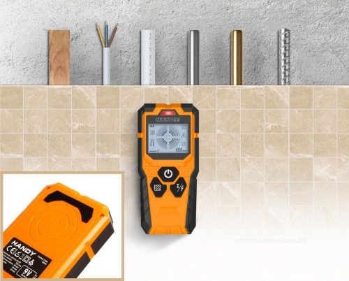 Digitális multifunkciós detektor Fém - fa - áram kereső műszer HANDY M0040