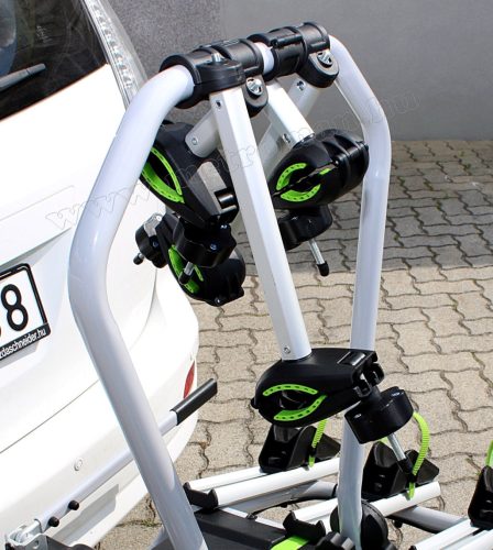 Autós kerékpártartó, kerékpárszállító vonóhorogra, Dönthető TB-006D4 LED