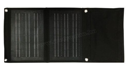 Összecsukható hordozható napelemes telefontöltő USB 5V 10Watt  Pro Solar M010182