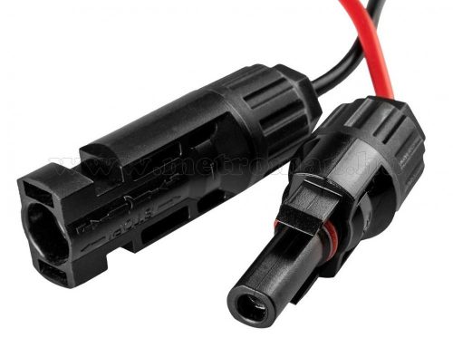 Napelem MC4 csatlakozó akkumulátor csipesszel M0146MC4