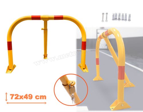 Lehajtható, lakatolható parkolásgátló Parkolóőr M01556