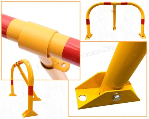 Lehajtható, lakatolható parkolásgátló Parkolóőr M01556