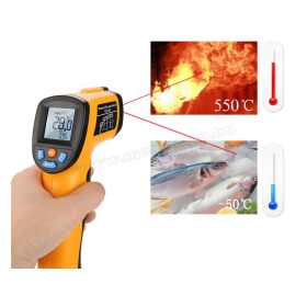   Vezeték nélküli lézeres infra hőmérő -50-től+550 C°-ig M01630