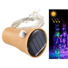   Napelemes LED borosüveg dugó, üveg palack világítás M0176RGB