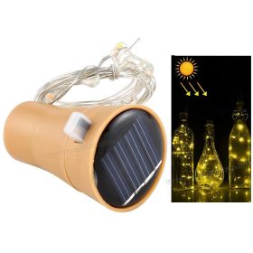   Napelemes LED borosüveg dugó, üveg palack világítás M0176WW