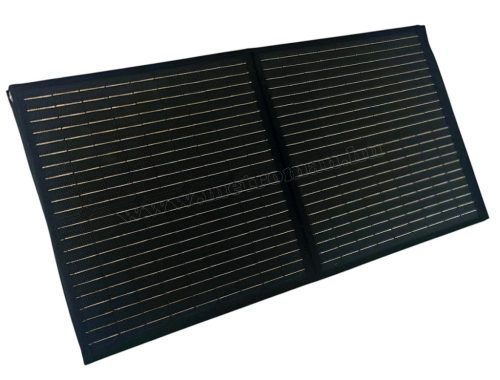 Összecsukható hordozható napelem, napelemes telefontöltő 18V USB 5V 50Watt  Pro Solar M050182