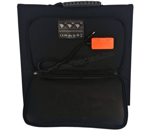 Összecsukható hordozható napelem, napelemes telefontöltő 18V USB 5V 50Watt  Pro Solar M050182